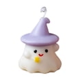thumbnail image 2 of KITTEHIGM Halloween Ghost Scented Soy Wax Candle White Spooky Decor, Perfect for Party Table Centerpiece Thanksgiving Fall, 2 of 6