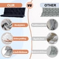 thumbnail image 6 of 60in Porch Swing Cushion ,Waterproof Patio Glider Cushions, 4in thick, Fade resist 2/3 Seater Replacement Bench Cushions for Outdoor Furniture, 6 of 6