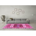 thumbnail image 3 of Ahgly Company Indoor Rectangle Abstract Pink Modern Area Rugs, 6' x 9', 3 of 4