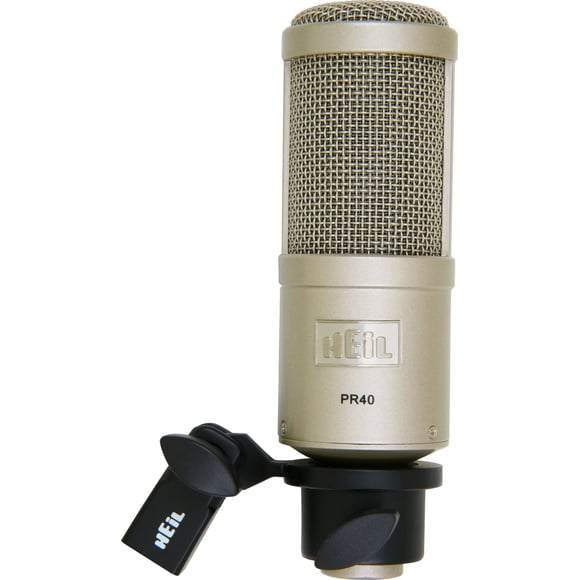 Micrófono dinámico cardioide de amplio rango Heil Sound PR40