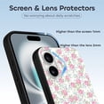 thumbnail image 2 of Compatible with Iphone 16 Case - Cute Soft Pink Floral Silicone Case Compatible with Iphone 16 Phone Case for Women Men, 2 of 6