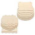 thumbnail image 3 of MRLESS 12pcs Unfinished Wooden Plaques for DIY Wall Art & Crafts, 3 of 9