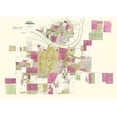 thumbnail image 2 of Everts 24x18 White Modern Wood Framed Museum Art Print Titled - Topeka Kansas Landowner - Everts 1887, 2 of 4