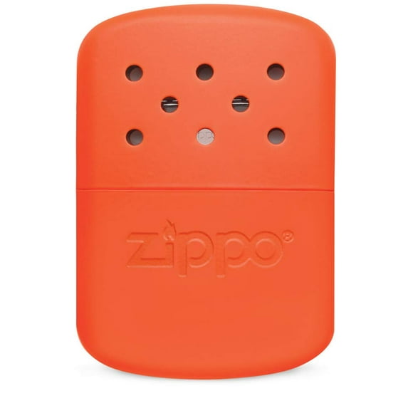 Calentador de manos Zippo de 12 horas de color naranja intenso con tecnología Easy Fill