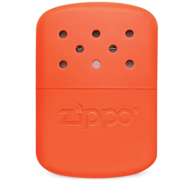 Calentador de manos Zippo de 12 horas de color naranja intenso con tecnología Easy Fill