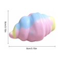 thumbnail image 3 of Ice Cream Cone Crunchy Squishy Toy, Block Filled Stress Relief Fidget Toy, Crunchy Sound Squeeze Sensory Ball for Desk Decor Office, Novelty Gift for Fidget Lovers Adults Teens, 3 of 4