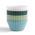 thumbnail image 1 of The Silicone Kitchen Reusable Silicone Baking Cups - Non-Toxic, BPA Free, Dishwasher Safe (12 Pack, Regular), 1 of 4