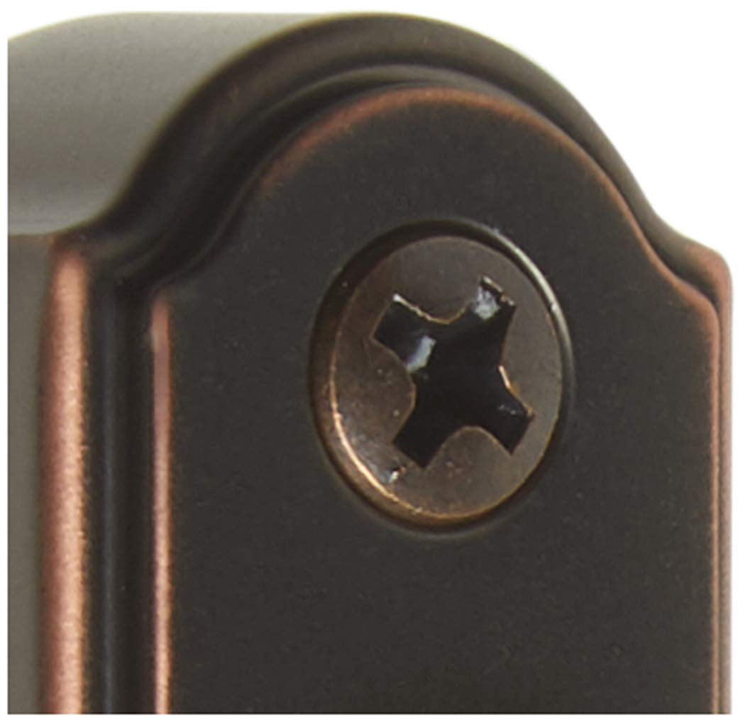 Heath Zenith SL-557-00 Oil Rubbed Bronze Brown Metal Wired Pushbutton Doorbell