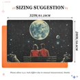 thumbnail image 6 of Yayeee Doormat for Indoor Entrance 32" x 20" Non Slippery Floor Rug, Red Sitting on The Moon, 6 of 8