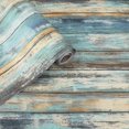 thumbnail image 1 of Papel tapiz Dimcol azul veta de madera 40x300 cm impermeable, 1 of 8