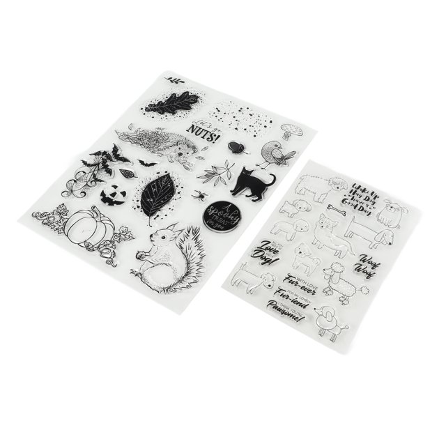 Sellos transparentes diseño de calabaza transparente en relieve para hacer bricolaje seguro y confiable para diarios para tarjetas de felicitación para sobres ANGGREK Otros