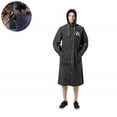 thumbnail image 3 of Imperméable pour Hommes avec Capuche et Boutons-Pression Poncho Cape de Pluie Imperméable pour Randonnée Randonnée Voyage Noir, 3 of 7