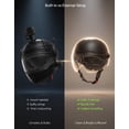 thumbnail image 2 of POV Helmet 4K Action Camera, Wearable Body Cam for Motorcycle Bike Riding, Built-in Audio, Hands-Free Video Recorder for Skiing(Yellow), 2 of 6