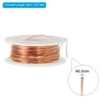 thumbnail image 2 of Uxcell 131 Feet Solid Bare Copper Wire 25 Gauge 99.9% Pure Copper Wire 0.5mm Soft Beading Wire, 2 of 6