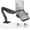 Single Arm, variant on monTEK Laptop Arm Mount for Desk, 2-in-1 Monitor & Laptop Stand, Fits 12"–18" Laptops and 17"–32" Monitors, Adjustable Aluminum Desk Mount with VESA 75/100mm, Clamp/Grommet, Black