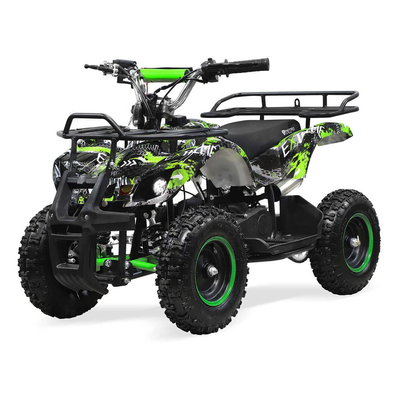 Chepei 49cc Kids Gas Mini ATV with 2-Stroke Disc Brakes 6” Tires