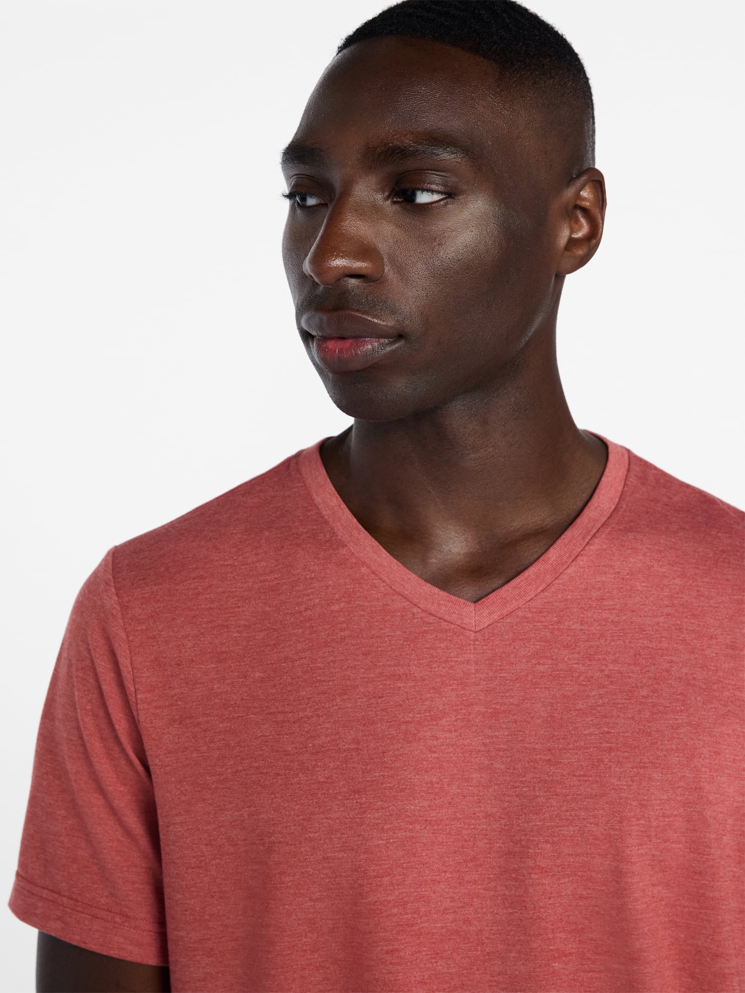 George Men's & Big Men's Relaxed Fit Short Sleeve V-Neck Tee, Sizes S-3XL