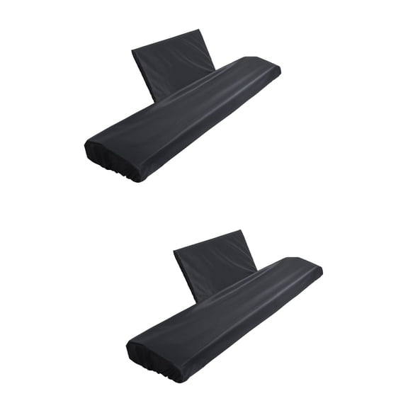 2pcs Stretchable Piano Keyboard Dust Cover Digital 88-Key Piano Keyboard Protective Cover