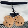 thumbnail image 4 of Capybara Cartoon Mini Doll Plush Stuffed Capybara Plush Stuffed Animal Capybara Keyring Plush Animal Keychain, 4 of 6
