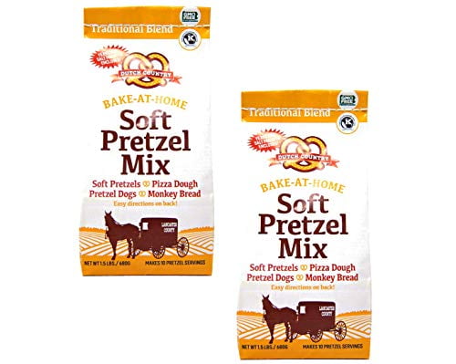 Dutch Country Bake-At-Home Soft Pretzel Mix, 2-Pack 24 oz. Bags