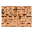 thumbnail image 3 of Tiptophomedecor Background & Patterns Wallpaper Wall Mural - Stacked Mixed Wooden Blocks, 3 of 8