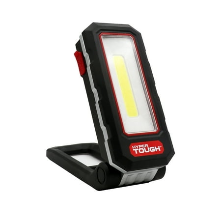 Hyper Tough,1000LM Rechargeable Work Light,Alum+Plastic,Black+Red,COB,