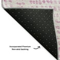 thumbnail image 3 of Addison Rugs Mayfield Washable Transitional Diamond Pink Rectangle Rug, 8' x 10', 3 of 6