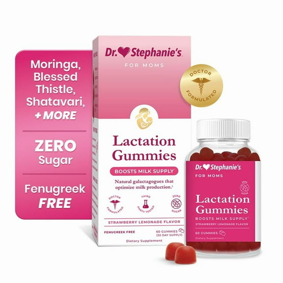 Dr. Stephanie's Milk Miracle Lactation Gummies, 60 Count