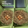 thumbnail image 4 of YIYADO 11.12 ft² Large Wooden Chicken Coop, Outdoor Hen House with 2 Free-Range Doors, 2 Nesting Boxes & Roosting Perch, Waterproof Poultry Cage, 4 of 7