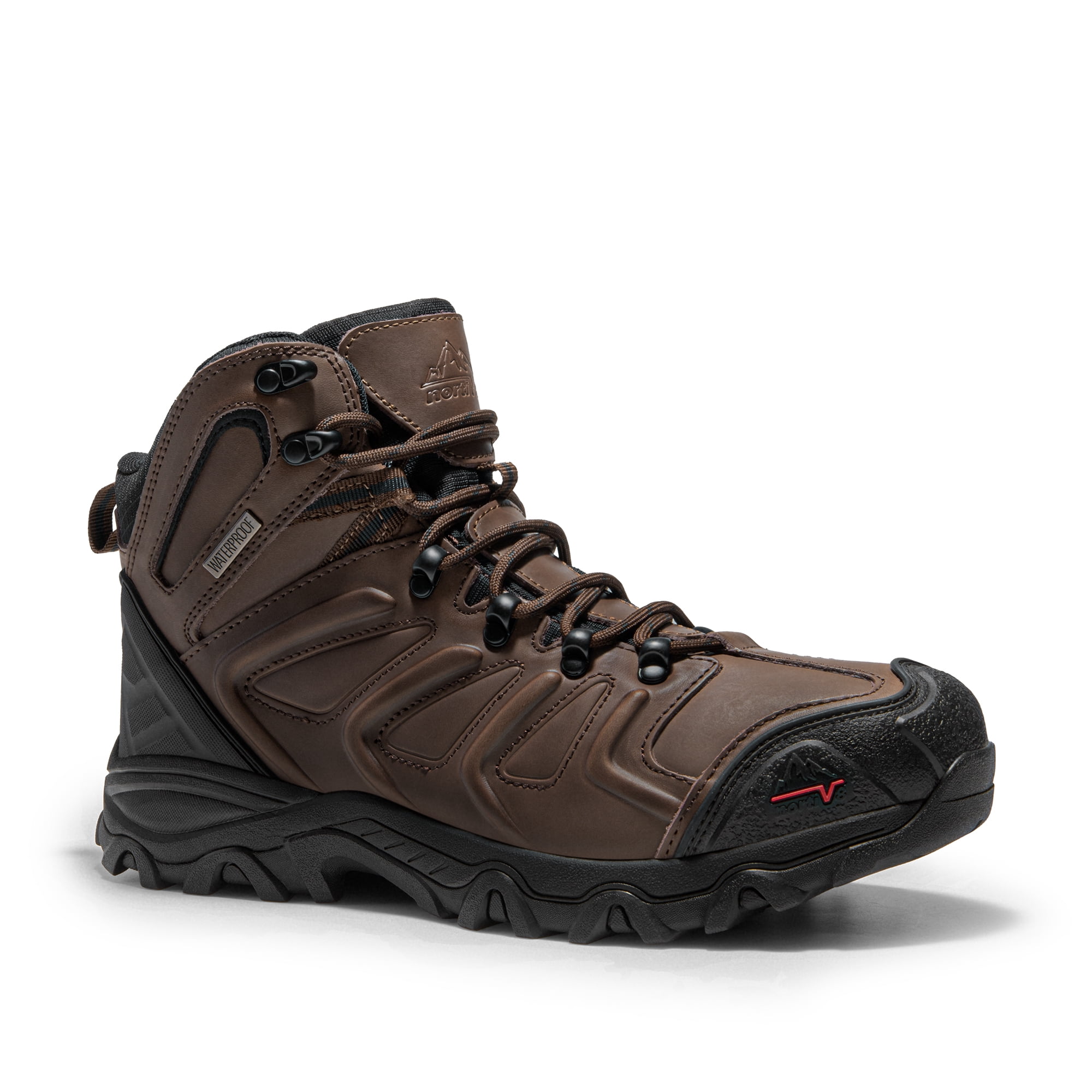 NORTIV 8 Men's Ankle High Waterproof Hiking Boots Outdoor Lightweight Shoes Trekking Trails Armadillo