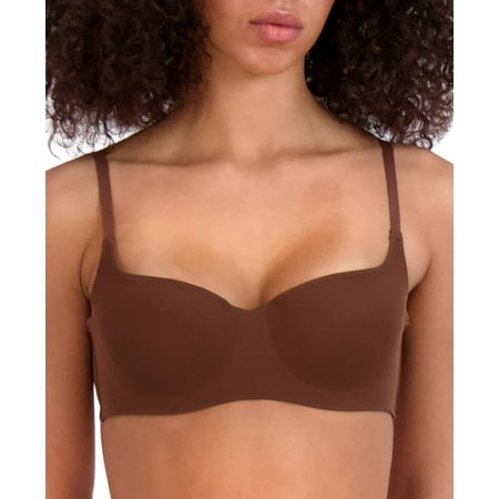 Steve Madden Womens Mesh Balconette Bra  Tiramisu  36B