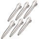 thumbnail image 1 of Juego de 6 pinzas de cocodrilo de acero inoxidable de alta resistencia, pinzas de sellado de mandíbula para mantener la frescura, agarre hermético en bolsas de café y alimentos, 1 of 5