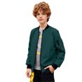 thumbnail image 4 of Boys Casual Lightweight Bomber Jackets Zipper Up Windproof Coat for Fall Winter Spring Outdoor Wearing (GN1), 4 of 9