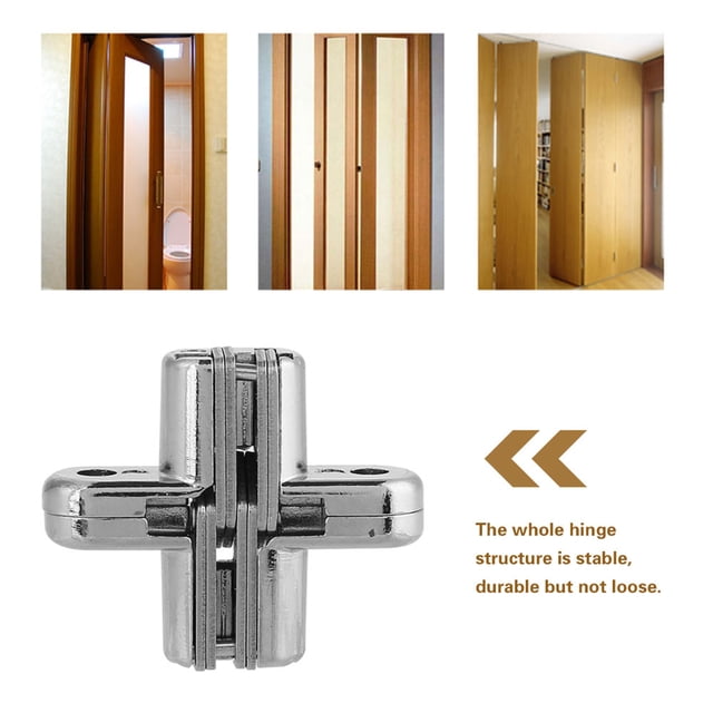 Bisagra oculta bisagra de mesa oculta invisible casa engrosada de aleación de zinc para puerta Famliy Friends ANGGREK Otros