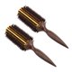 thumbnail image 1 of 2X Peine de Sarga Recta para El Cabello, Cepillo de Cerdas de Natural, Cepillo Redondo, Rizador de Soplado, 1 of 5