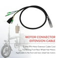 thumbnail image 2 of 1Pcs 60cm E-Bike 9Pin Motor Convert Extension Cable Cord Waterproof Connector for Front Rear Wheel Hub Motors, 2 of 4