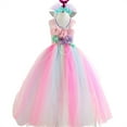 thumbnail image 1 of Mermaid Costume Tutu Jupe Filles Bandeau Taille Haute Robe en Tulle pour Fête, 1 of 6