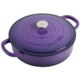 thumbnail image 1 of Crock-Pot - Estofador artesanal de hierro fundido esmaltado con tapa, 5 cuartos de galón, morado lav, 1 of 8