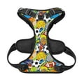 thumbnail image 5 of Picia Various Balls No-Pull Dog Harness Reflective Front Clip Vest with Handle,Step-in Air Dog Harness,Adjustable 2 Metal Rings 4 Buckles,Easy to Put on & Take Off Medium, 5 of 9