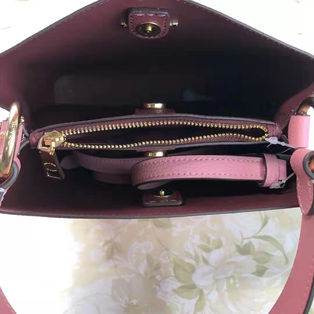 COACH 1011 Designer Handbags: Small Town Crossbody Bucket
