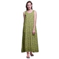 thumbnail image 1 of Bimba Robe de Nuit Maxi en Rayonne pour Femmes, Imprimée, Sans Manches, Robe de Nuit Maxi - 2X, 1 of 5