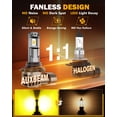 thumbnail image 4 of Faros antiniebla Auxbeam 2025 9006 3000K Amarillo Dorado 12000LM, 4 of 7