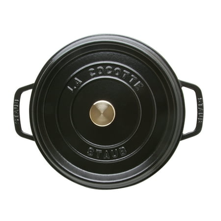 Staub Cast Iron 5-qt Tall Cocotte - Matte Black - Matte Black