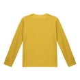 thumbnail image 5 of Cowsor Girl's Crew Neck Solid Color Sweatshirts with No Hood Casual Color Block Long Sleeve Pullover Tops, 5 of 7