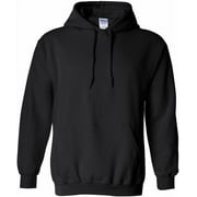 Gildan Hooded Sweatshirt Heavy Blend 18500 Medium- Black