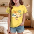 thumbnail image 2 of mgoYE 250th Anniversary Gifts USA T-Shirt Boys Girls Girls Boys American Flag 250th Anniversary Commemorative Tee, Crew Neck Loose Fit Daily Tee(Yellow,13-14 Years), 2 of 5