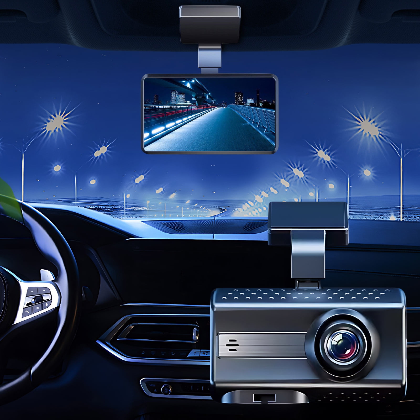 Chmadoxn Tools&Home Improvement Dash Cam 1440P Full HD Dash Camera For Cars-Dashboard Camera Video Recorder Dashcam G-Sensor Parking Mode Night Vision Loop Recording A chopper