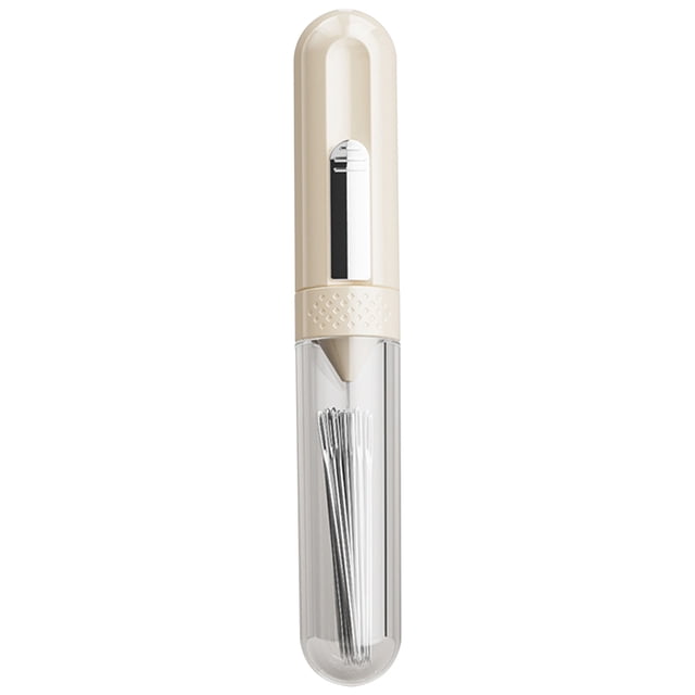 Upgrade 2 in 1 Needle Threader Seam Ripper for Elderly,2026 Needle Threaders Seam Rippers for Sewing,Needle Threading and Seam Kit Seam Ripper Tool for Sewing Enthusiasts (Beige)