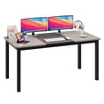 thumbnail image 4 of AKDSteel Bureau d'Ordinateur, Grand Bureau de Bureau à Domicile avec Cadre en Métal Noir, Style Moderne Simple, 4 of 8