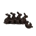 thumbnail image 1 of Sagebrook Home Brown Resin Hugging Shelf Bunnies, 1 of 1